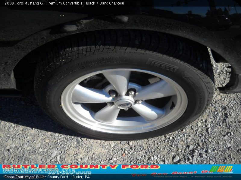 Black / Dark Charcoal 2009 Ford Mustang GT Premium Convertible