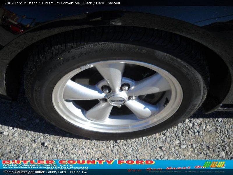 Black / Dark Charcoal 2009 Ford Mustang GT Premium Convertible