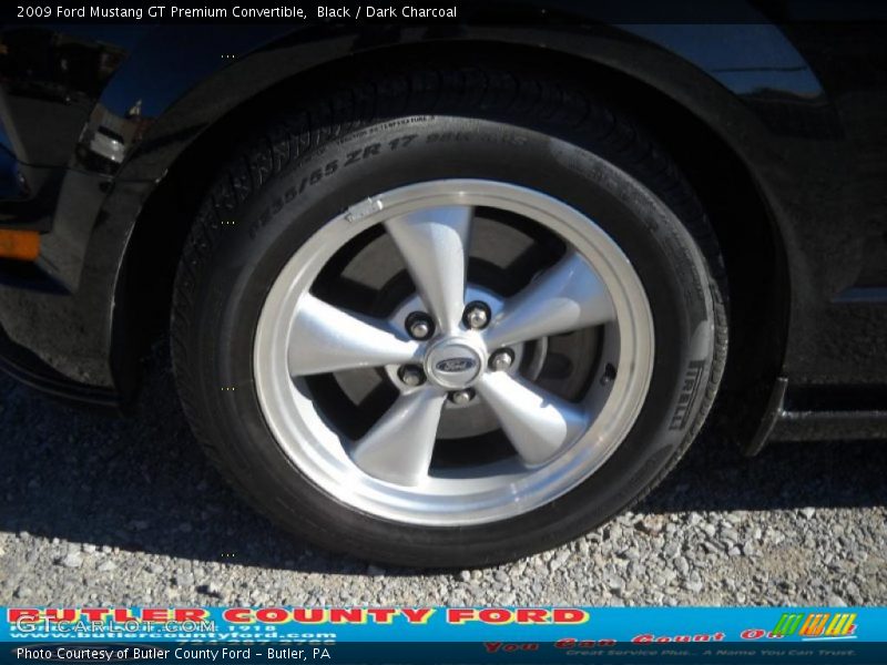 Black / Dark Charcoal 2009 Ford Mustang GT Premium Convertible