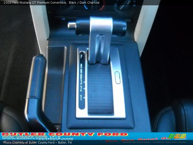 Black / Dark Charcoal 2009 Ford Mustang GT Premium Convertible
