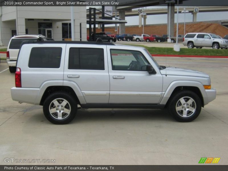 Bright Silver Metallic / Dark Slate Gray 2010 Jeep Commander Sport