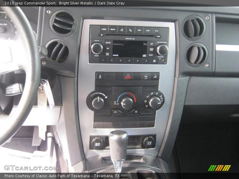 Bright Silver Metallic / Dark Slate Gray 2010 Jeep Commander Sport