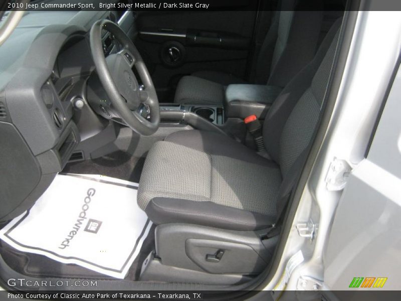Bright Silver Metallic / Dark Slate Gray 2010 Jeep Commander Sport