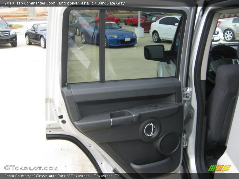 Bright Silver Metallic / Dark Slate Gray 2010 Jeep Commander Sport