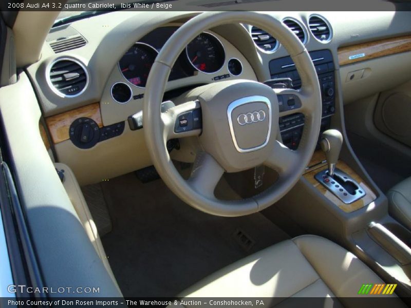  2008 A4 3.2 quattro Cabriolet Steering Wheel