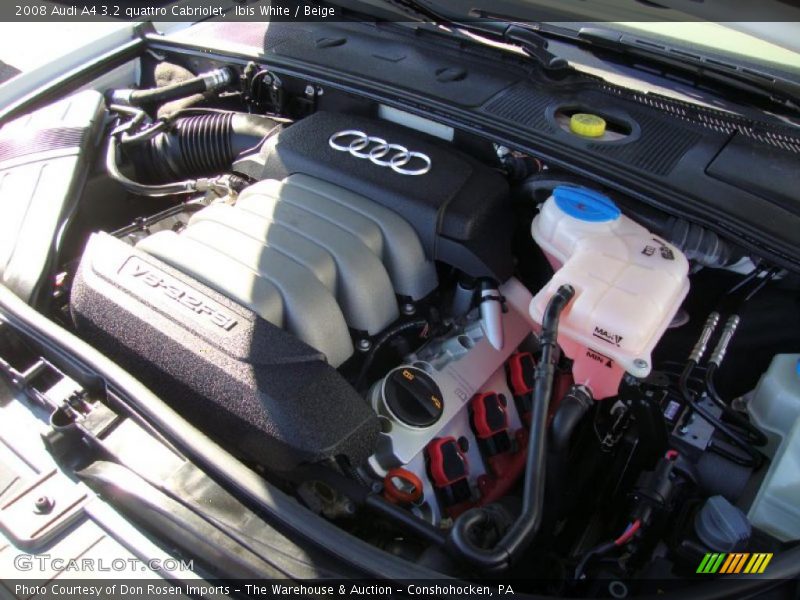  2008 A4 3.2 quattro Cabriolet Engine - 3.2 Liter FSI DOHC 24-Valve VVT V6