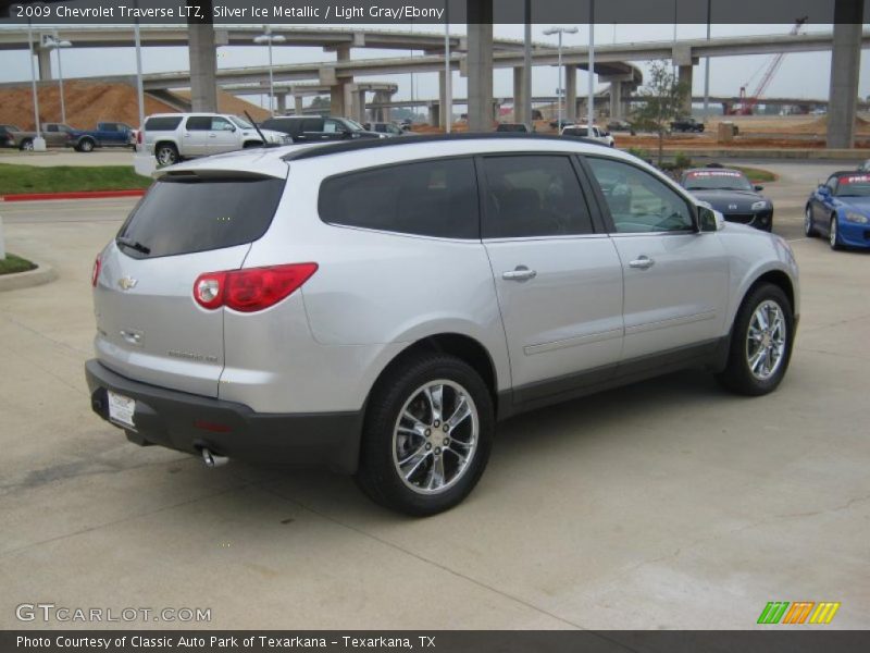 Silver Ice Metallic / Light Gray/Ebony 2009 Chevrolet Traverse LTZ