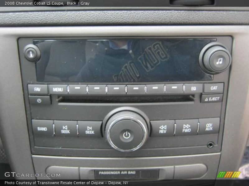 Black / Gray 2008 Chevrolet Cobalt LS Coupe
