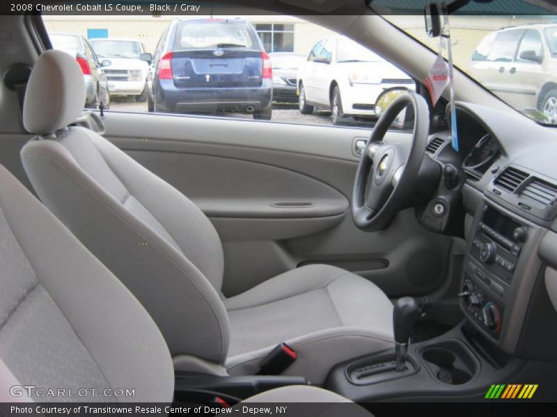 Black / Gray 2008 Chevrolet Cobalt LS Coupe