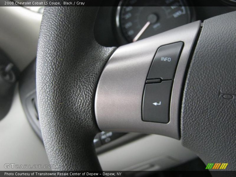 Black / Gray 2008 Chevrolet Cobalt LS Coupe