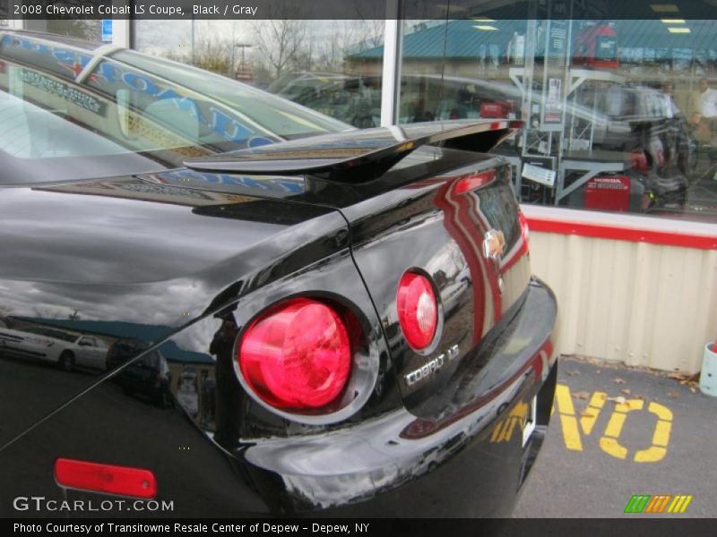 Black / Gray 2008 Chevrolet Cobalt LS Coupe