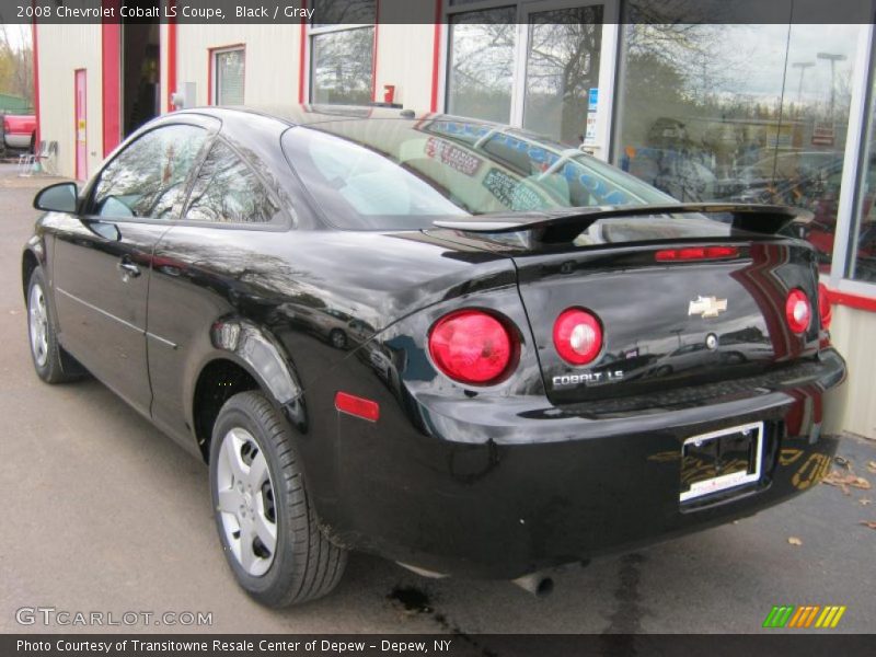 Black / Gray 2008 Chevrolet Cobalt LS Coupe