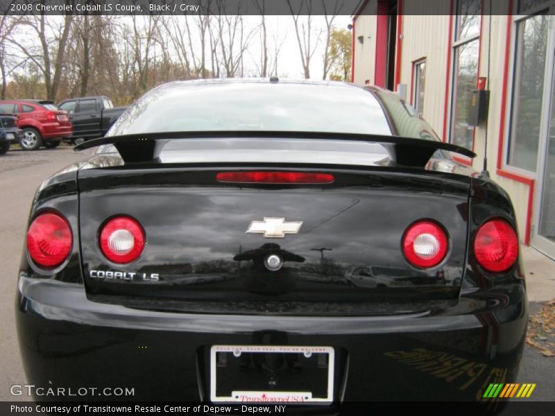 Black / Gray 2008 Chevrolet Cobalt LS Coupe