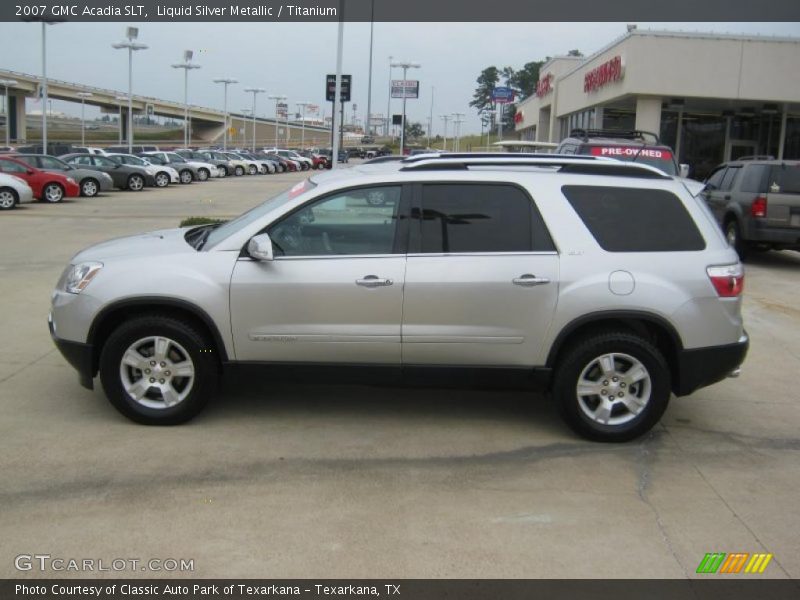 Liquid Silver Metallic / Titanium 2007 GMC Acadia SLT