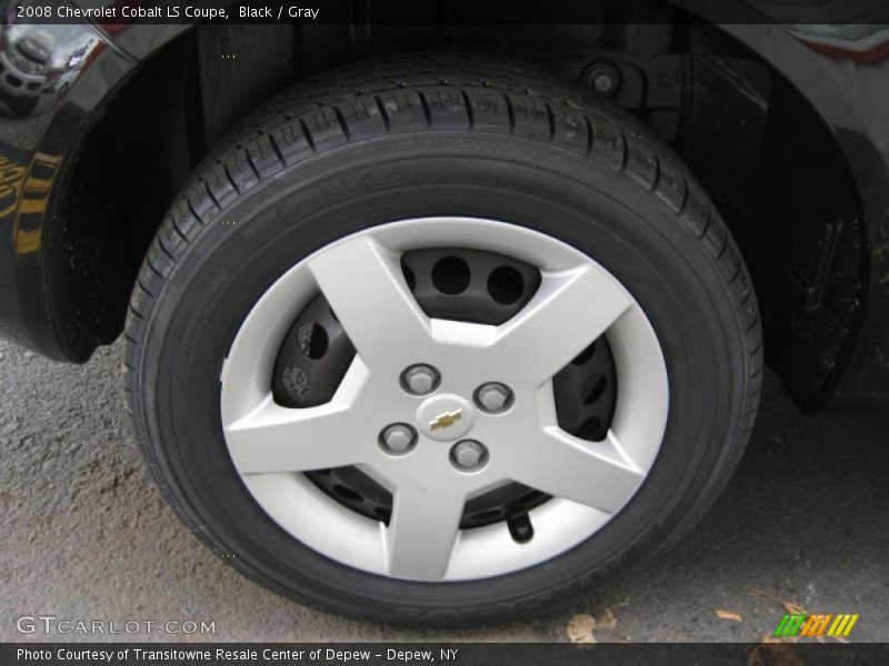 Black / Gray 2008 Chevrolet Cobalt LS Coupe