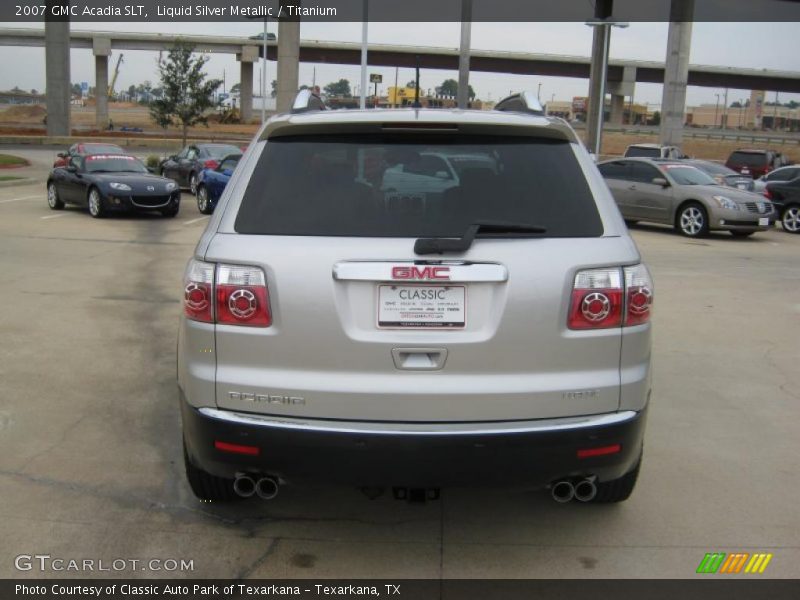 Liquid Silver Metallic / Titanium 2007 GMC Acadia SLT