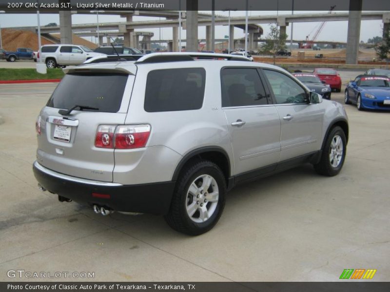 Liquid Silver Metallic / Titanium 2007 GMC Acadia SLT