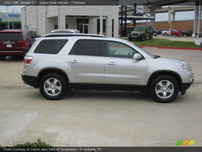 Liquid Silver Metallic / Titanium 2007 GMC Acadia SLT
