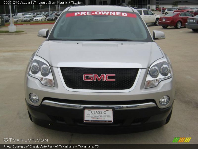 Liquid Silver Metallic / Titanium 2007 GMC Acadia SLT