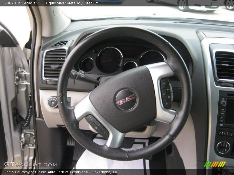 Liquid Silver Metallic / Titanium 2007 GMC Acadia SLT