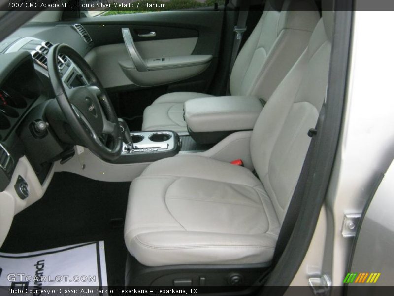 Liquid Silver Metallic / Titanium 2007 GMC Acadia SLT