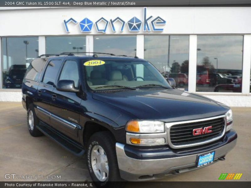 Deep Blue Metallic / Neutral/Shale 2004 GMC Yukon XL 1500 SLT 4x4