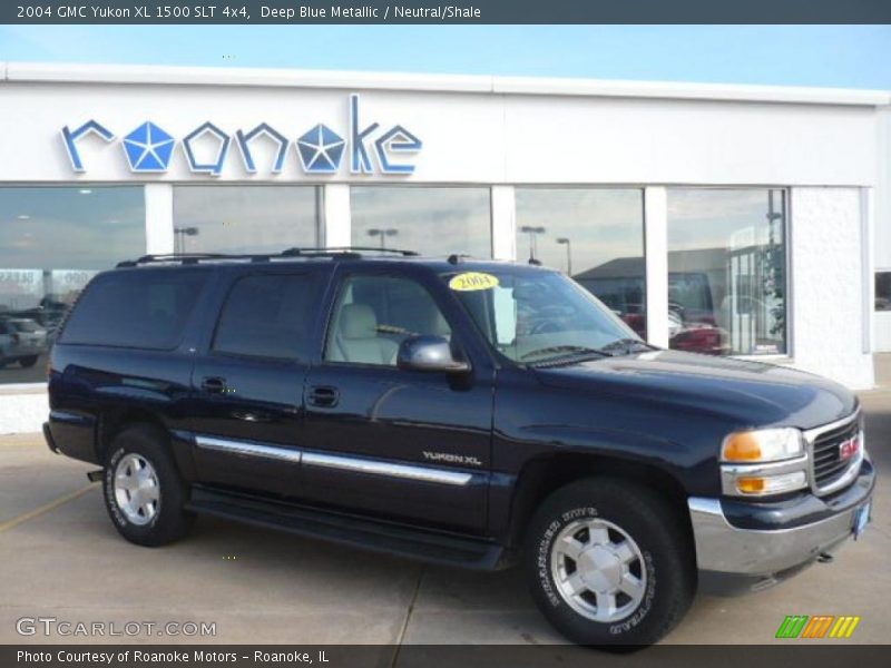 Deep Blue Metallic / Neutral/Shale 2004 GMC Yukon XL 1500 SLT 4x4