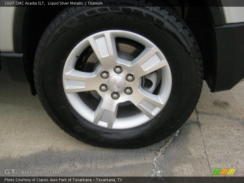Liquid Silver Metallic / Titanium 2007 GMC Acadia SLT