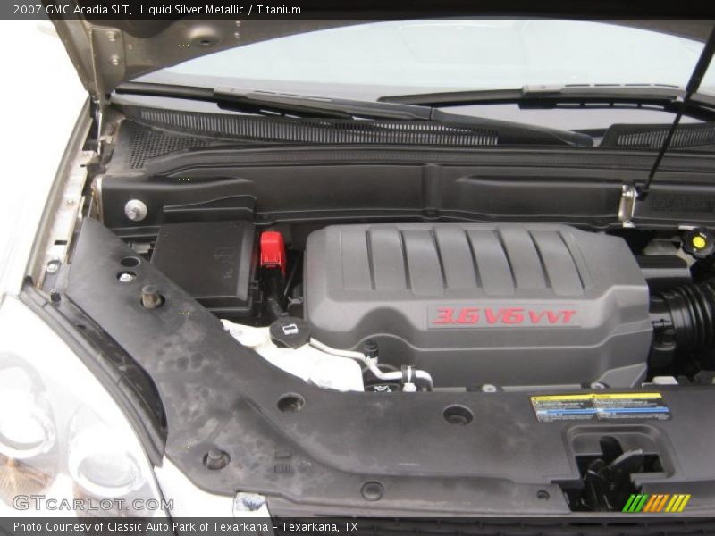 Liquid Silver Metallic / Titanium 2007 GMC Acadia SLT