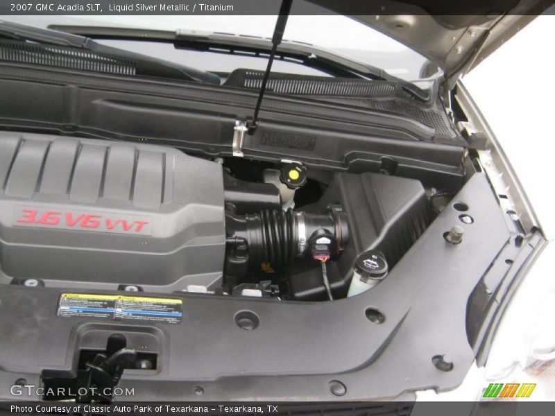 Liquid Silver Metallic / Titanium 2007 GMC Acadia SLT
