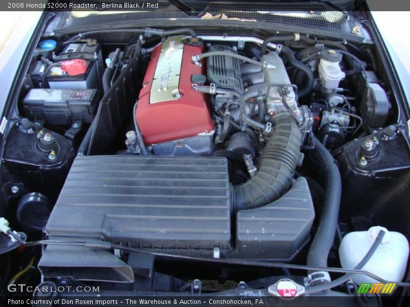  2008 S2000 Roadster Engine - 2.2 Liter DOHC 16-Valve VTEC 4 Cylinder