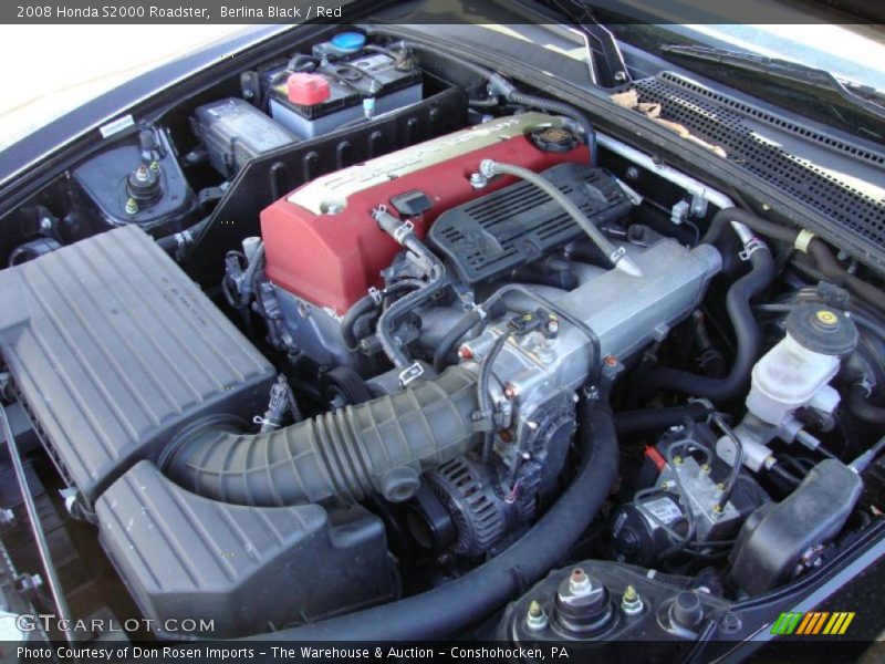  2008 S2000 Roadster Engine - 2.2 Liter DOHC 16-Valve VTEC 4 Cylinder
