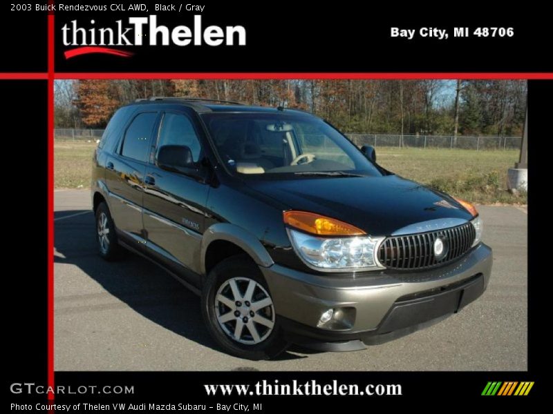 Black / Gray 2003 Buick Rendezvous CXL AWD