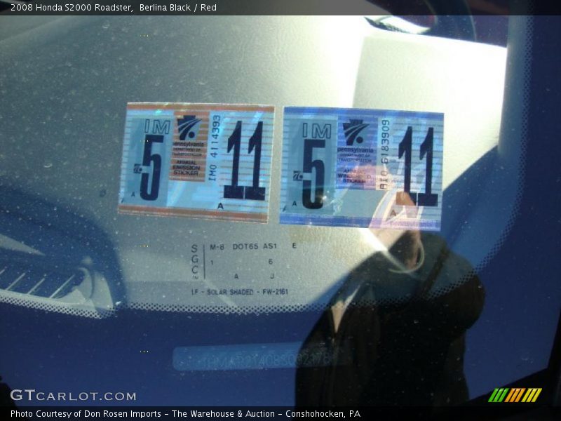 Berlina Black / Red 2008 Honda S2000 Roadster