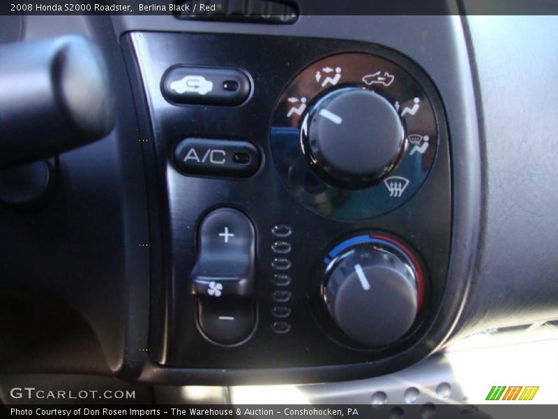 Controls of 2008 S2000 Roadster