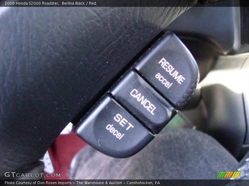 Controls of 2008 S2000 Roadster