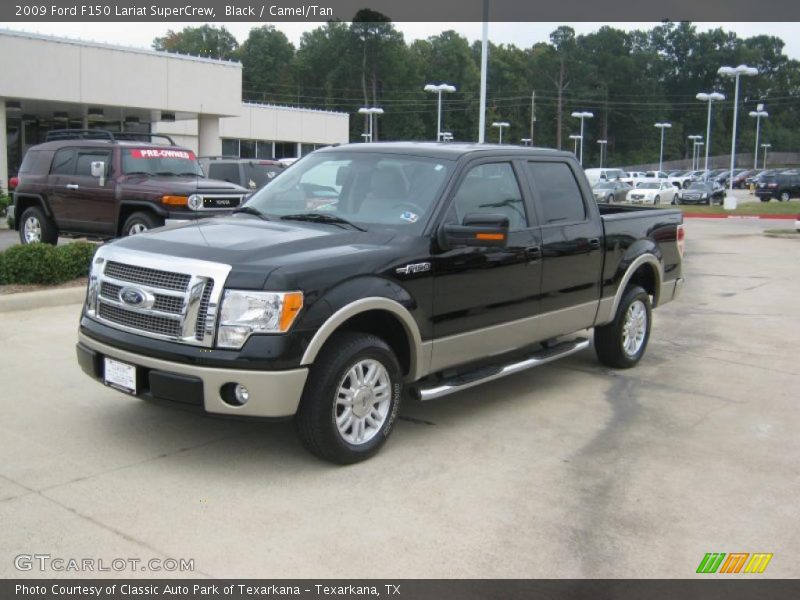 Black / Camel/Tan 2009 Ford F150 Lariat SuperCrew