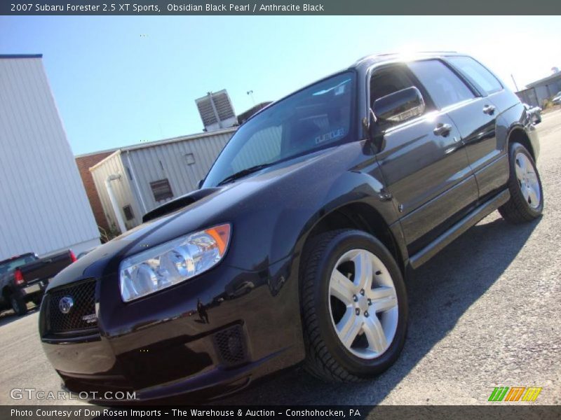 Obsidian Black Pearl / Anthracite Black 2007 Subaru Forester 2.5 XT Sports