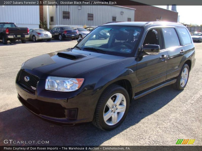 Obsidian Black Pearl / Anthracite Black 2007 Subaru Forester 2.5 XT Sports