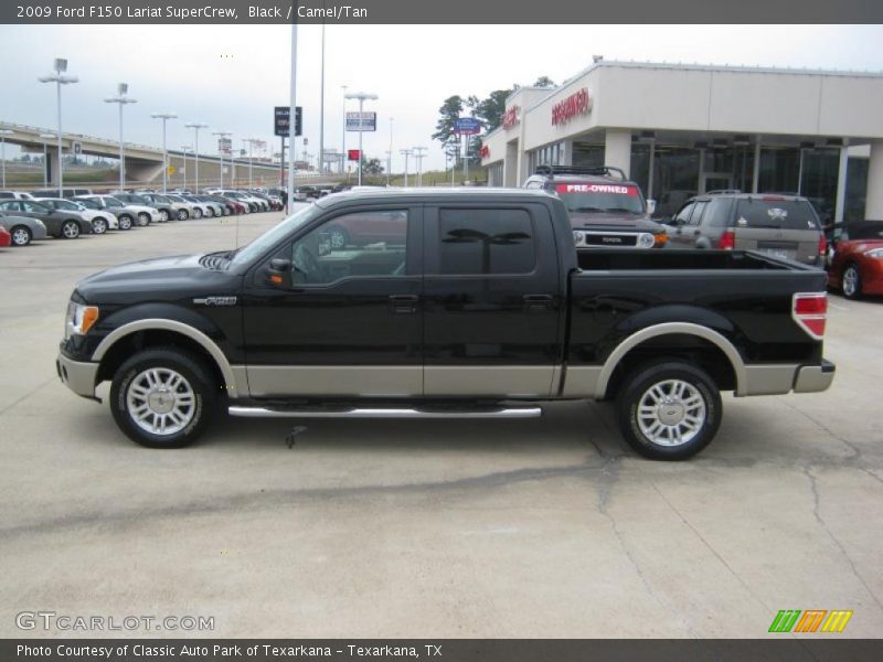 Black / Camel/Tan 2009 Ford F150 Lariat SuperCrew