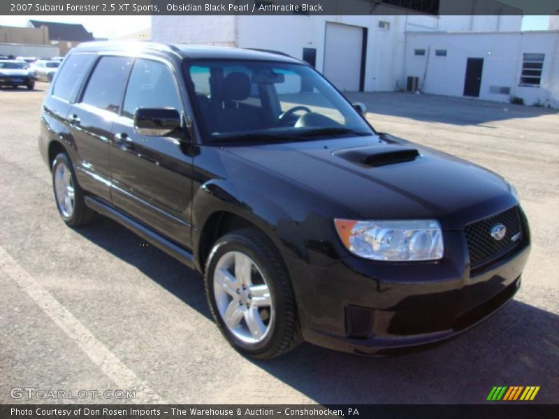 Obsidian Black Pearl / Anthracite Black 2007 Subaru Forester 2.5 XT Sports