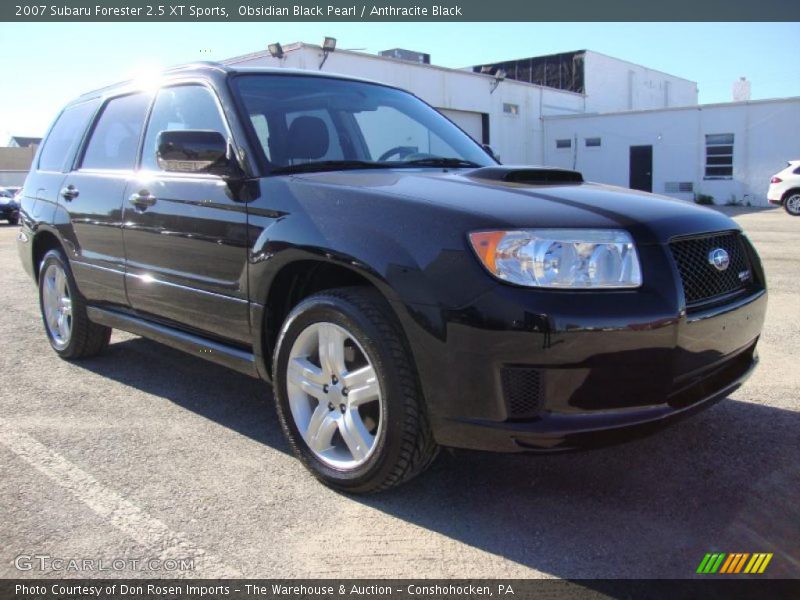 Obsidian Black Pearl / Anthracite Black 2007 Subaru Forester 2.5 XT Sports