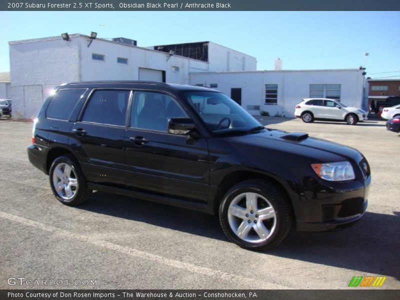 Obsidian Black Pearl / Anthracite Black 2007 Subaru Forester 2.5 XT Sports