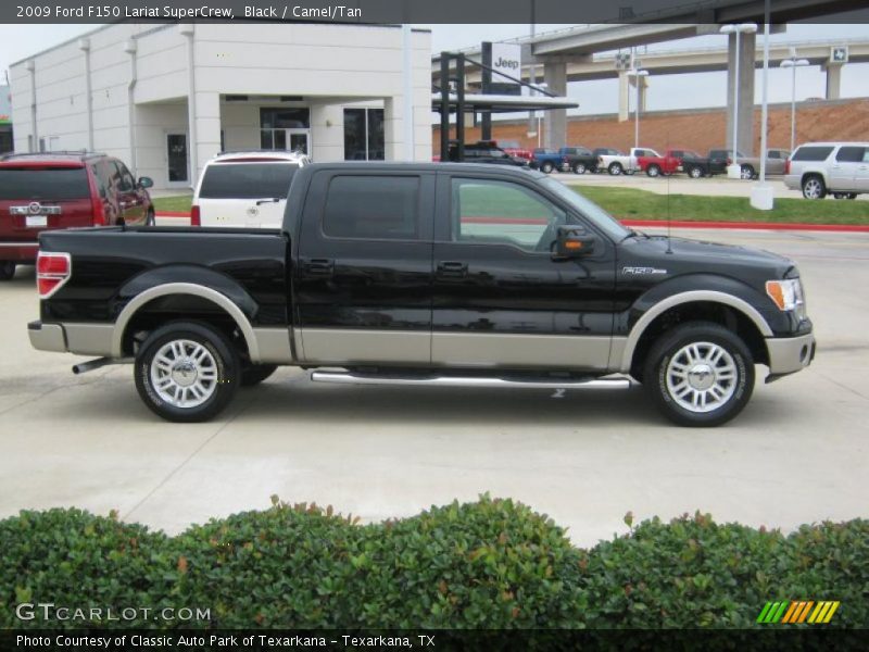 Black / Camel/Tan 2009 Ford F150 Lariat SuperCrew