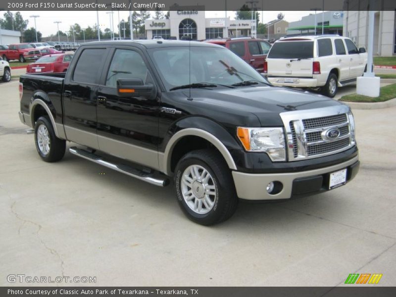 Black / Camel/Tan 2009 Ford F150 Lariat SuperCrew