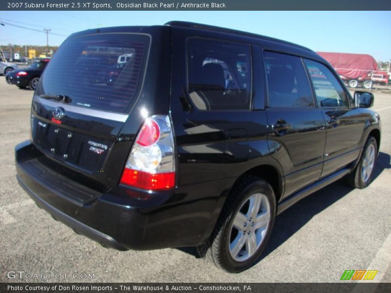 Obsidian Black Pearl / Anthracite Black 2007 Subaru Forester 2.5 XT Sports