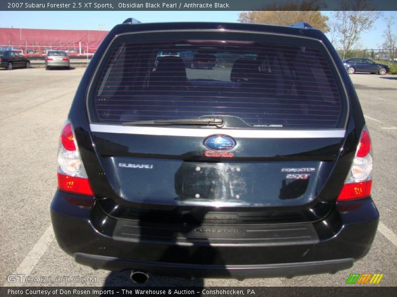 Obsidian Black Pearl / Anthracite Black 2007 Subaru Forester 2.5 XT Sports