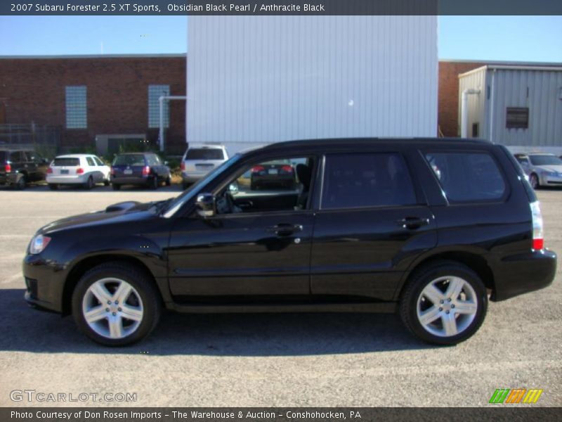 Obsidian Black Pearl / Anthracite Black 2007 Subaru Forester 2.5 XT Sports