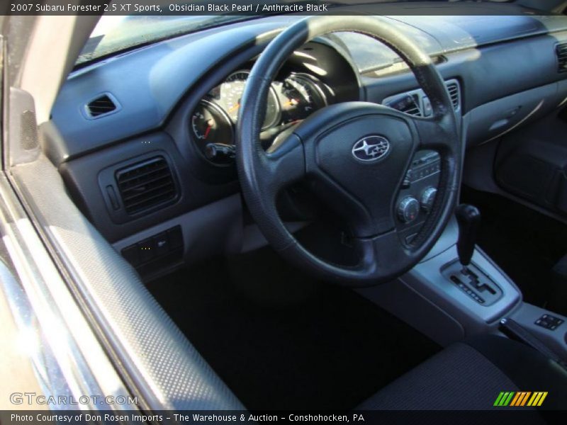 Obsidian Black Pearl / Anthracite Black 2007 Subaru Forester 2.5 XT Sports