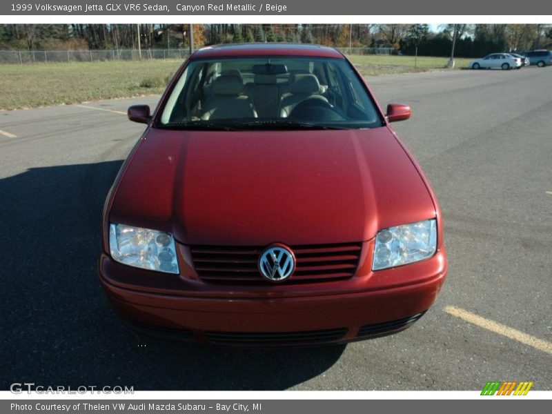 Canyon Red Metallic / Beige 1999 Volkswagen Jetta GLX VR6 Sedan